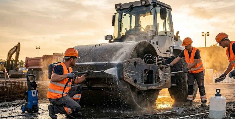 road roller maintenance