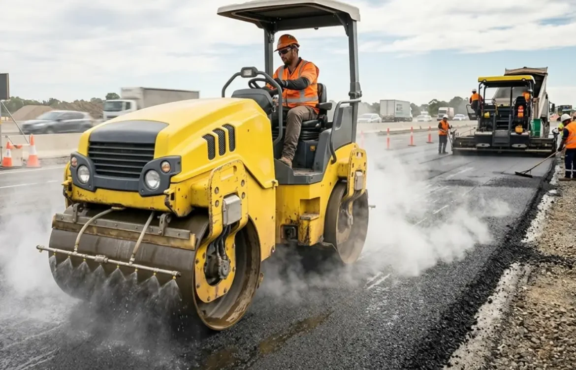 Road Rollers in Landscaping Projects