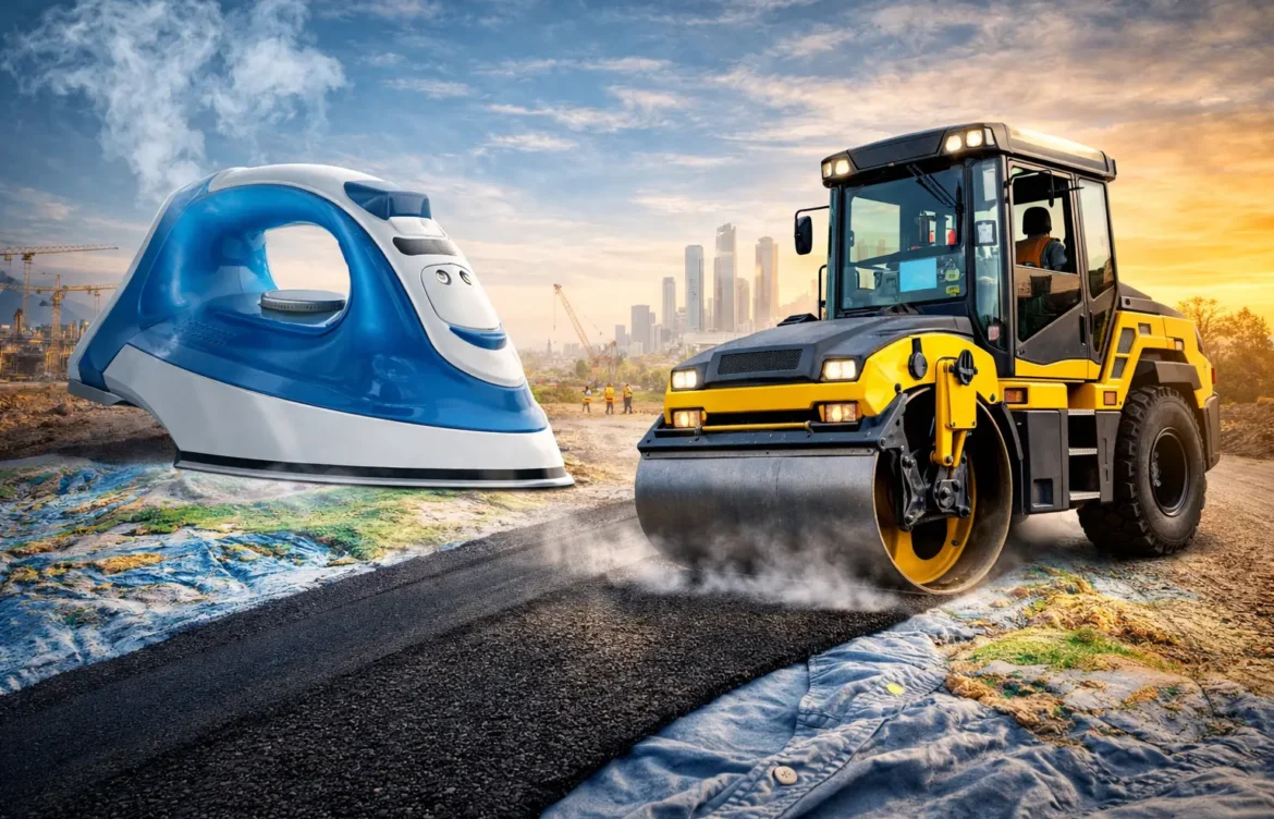 The World’s Most Expensive “Ironing”: How Road Rollers Are Pressing the Planet Smooth