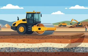 road roller asphalt compaction