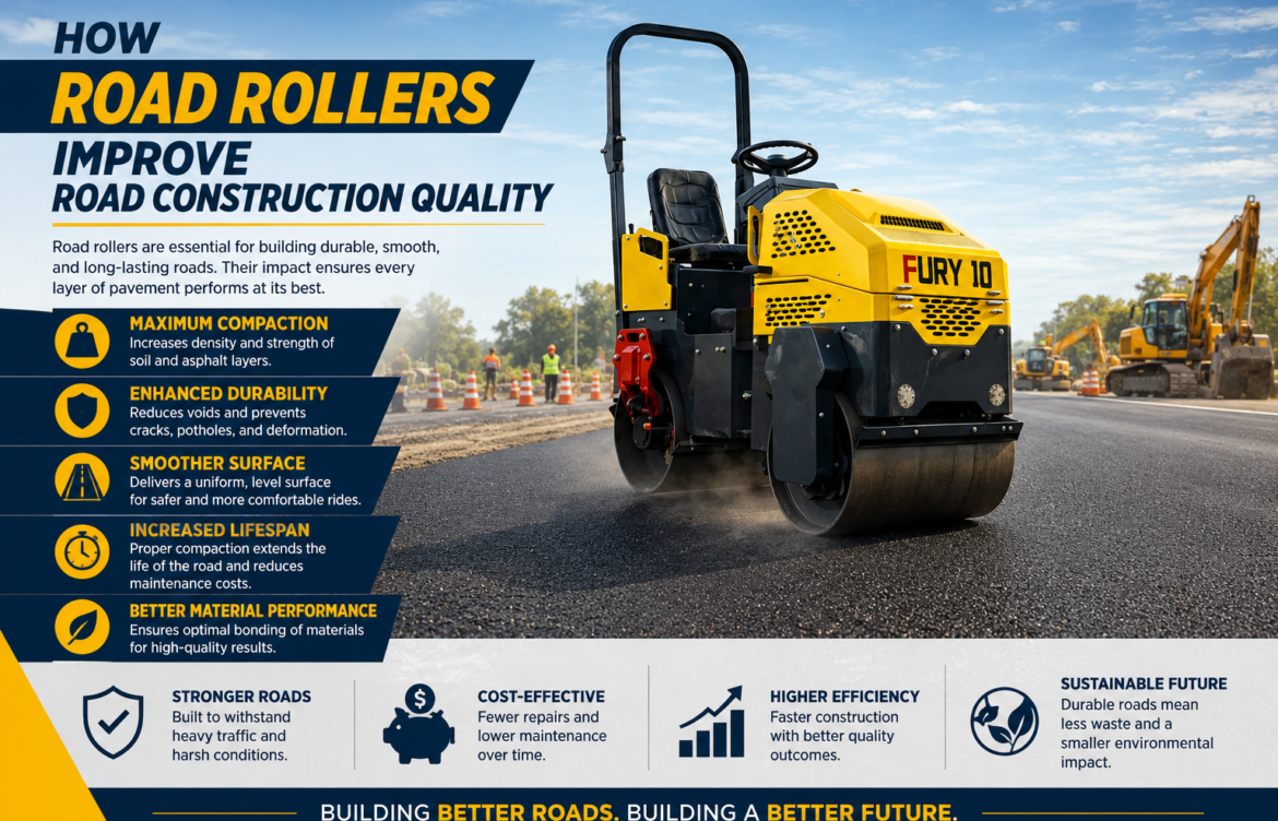 How Road Rollers Improve Road Construction Quality